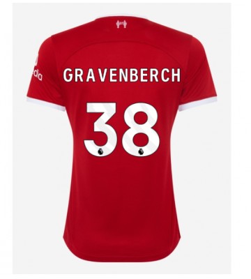 Liverpool Ryan Gravenberch #38 Hjemmebanetrøje Dame 2023-24 Kort ærmer